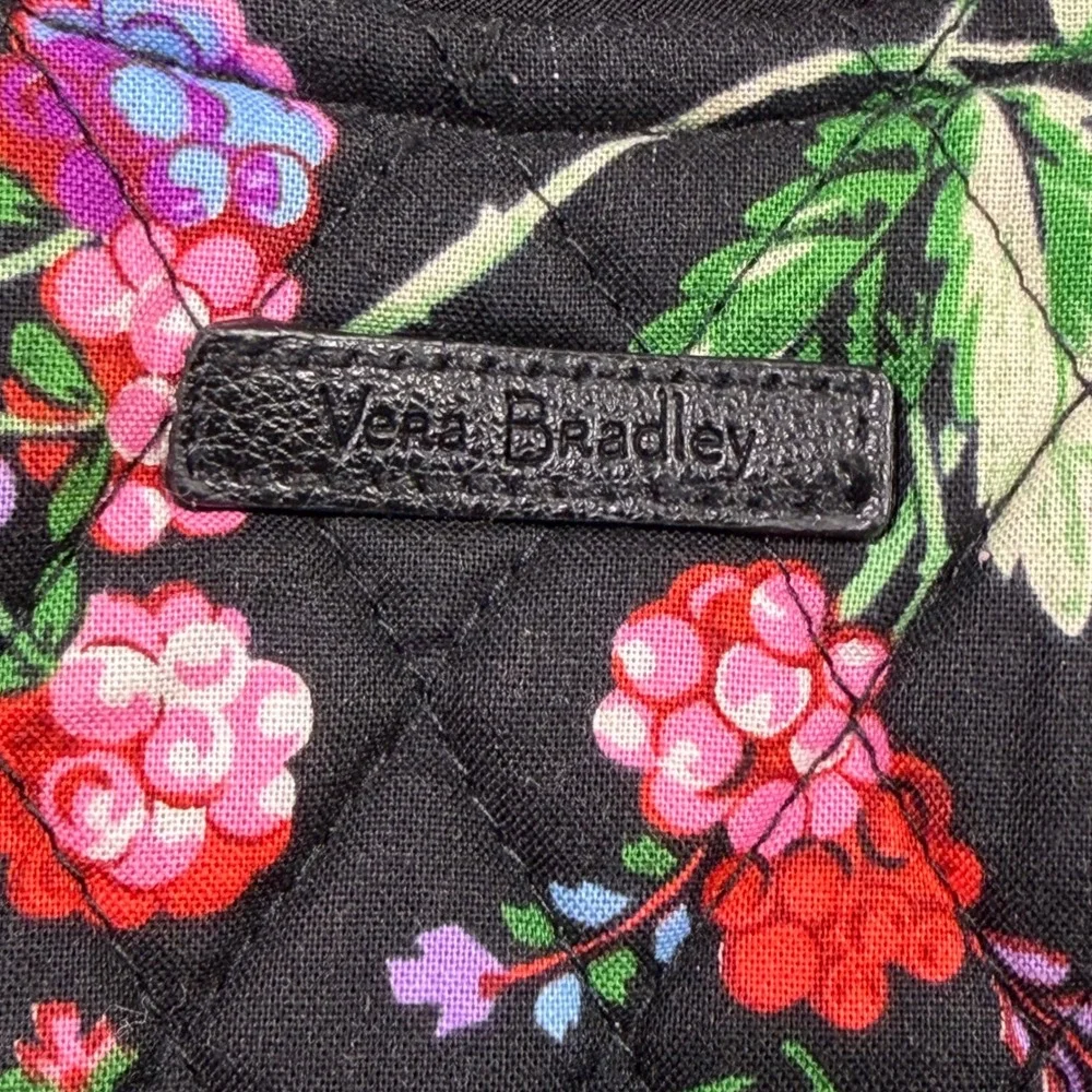 Vera Bradley Glenna Satchel Berry Burst Floral Quilted Shoulder Bag Cottagecore